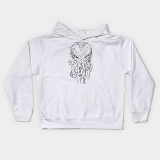 Cthulhu Lines Kids Hoodie